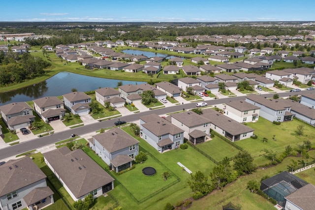 8985 Royal River Cir, Parrish, FL 34219 - aerial perspective of suburban area featuring a large body of water