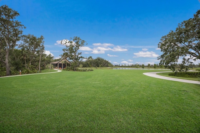 8985 Royal River Cir, Parrish, FL 34219 - view of grassy yard featuring a water view