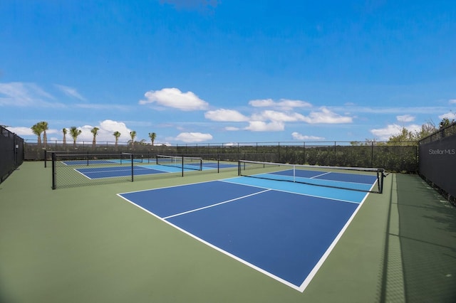 8985 Royal River Cir, Parrish, FL 34219 - view of tennis court with community basketball court