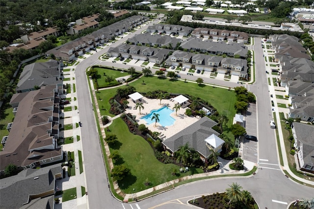 3681 Divot Ln, Sarasota, FL 34232 - aerial overview of property's location featuring nearby suburban area