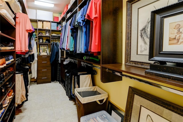 3681 Divot Ln, Sarasota, FL 34232 - spacious closet featuring light tile patterned floors