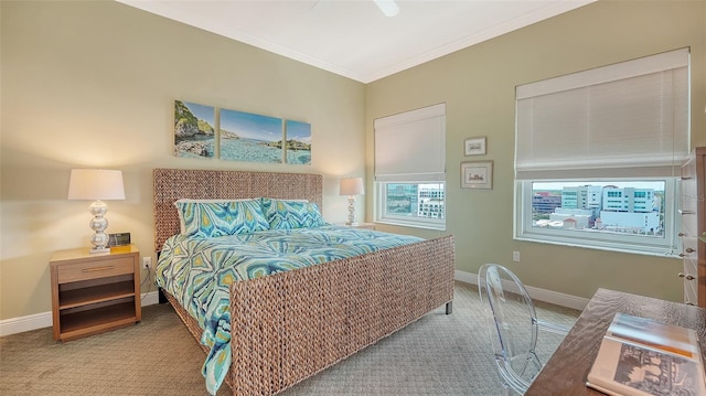 1771 Ringling Blvd Unit 1206, Sarasota, FL 34236 - bedroom with carpet floors and ornamental molding
