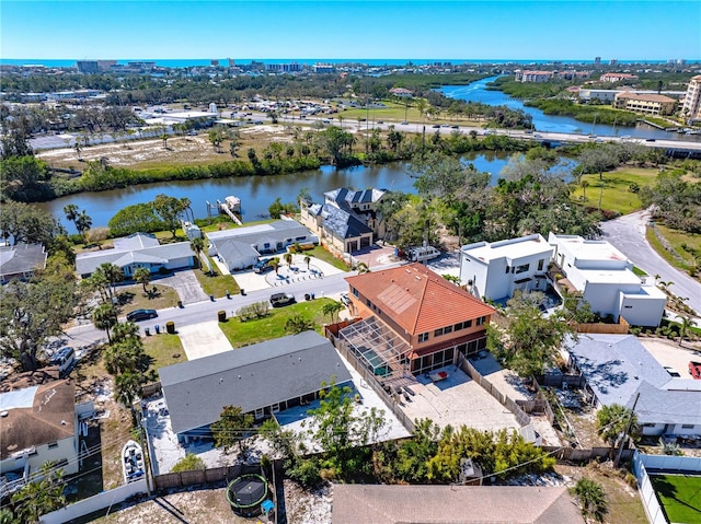 2131 Montclair Dr Unit 2131 & 2137, Sarasota, FL 34231 - aerial view of residential area featuring a nearby body of water