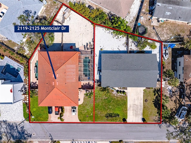 2119-2125 Montclair Dr Unit 2119 & 2125, Sarasota, FL 34231 - view of property location with property boundaries highlighted