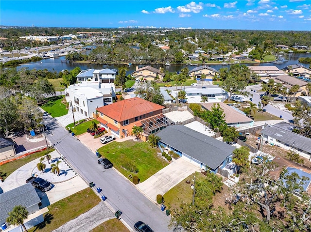 2119-2125 Montclair Dr Unit 2119 & 2125, Sarasota, FL 34231 - aerial perspective of suburban area with a nearby body of water