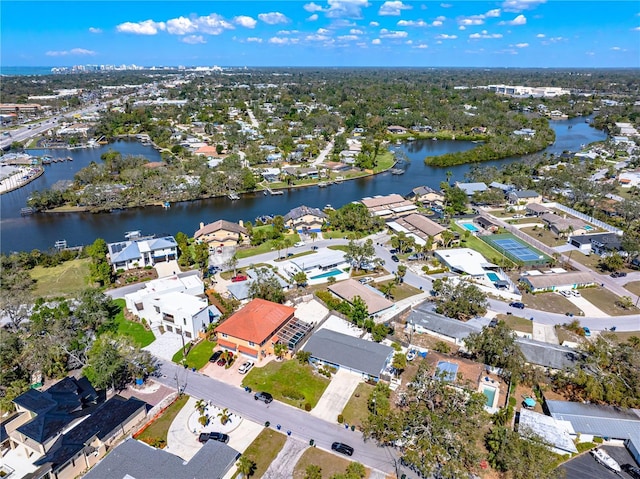 2119-2125 Montclair Dr Unit 2119 & 2125, Sarasota, FL 34231 - aerial perspective of suburban area featuring a nearby body of water