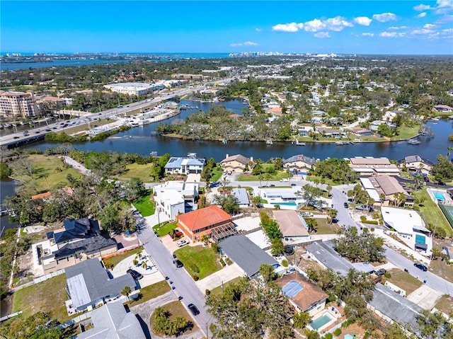 2119-2125 Montclair Dr Unit 2119 & 2125, Sarasota, FL 34231 - aerial view of property's location with a large body of water and nearby suburban area