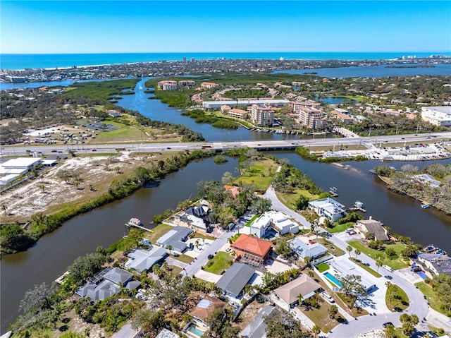 2119-2125 Montclair Dr Unit 2119 & 2125, Sarasota, FL 34231 - aerial overview of property's location with a large body of water and nearby suburban area