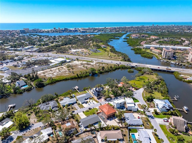 2119-2125 Montclair Dr Unit 2119 & 2125, Sarasota, FL 34231 - aerial overview of property's location with a large body of water and nearby suburban area