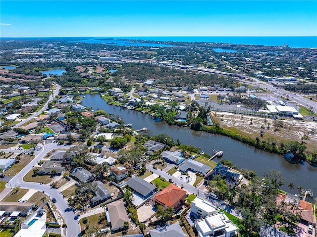 2119-2125 Montclair Dr Unit 2119 & 2125, Sarasota, FL 34231 - aerial overview of property's location with a large body of water and nearby suburban area