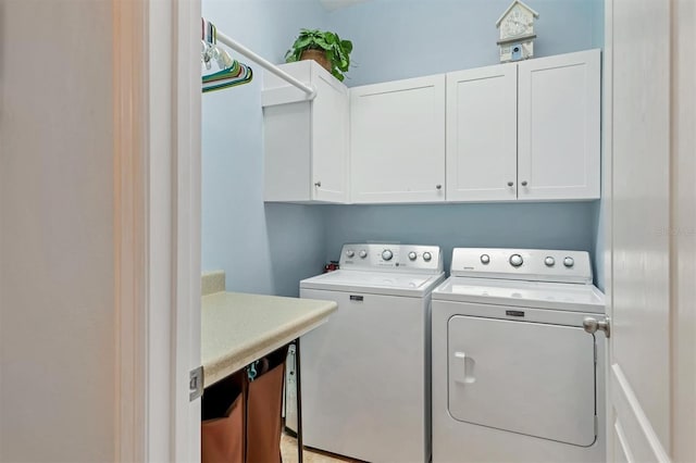 5333 Tide Point Way, Bradenton, FL 34208 - washroom featuring separate washer and dryer and cabinet space