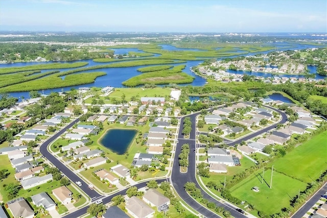 5333 Tide Point Way, Bradenton, FL 34208 - aerial view of residential area featuring a nearby body of water