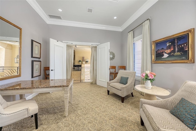 7717 US Open Loop, Lakewood Ranch, FL 34202 - sitting room featuring ornamental molding