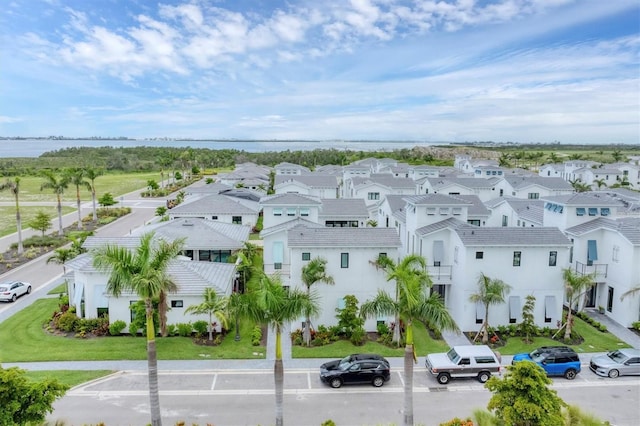 6028 Red Mangrove Ln, Bradenton, FL 34210 - aerial view of residential area with a nearby body of water
