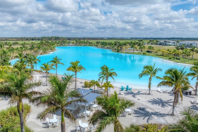 6028 Red Mangrove Ln, Bradenton, FL 34210 - drone / aerial view of a pool