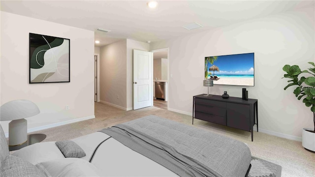 12071 Mountain Island Trl, Parrish, FL 34219 - carpeted bedroom with baseboards and recessed lighting