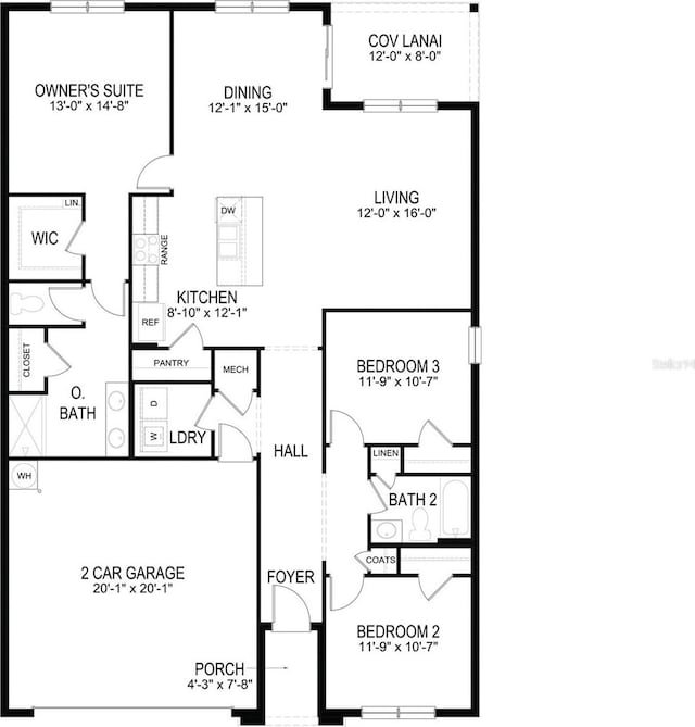 12071 Mountain Island Trl, Parrish, FL 34219 - view of property floor plan