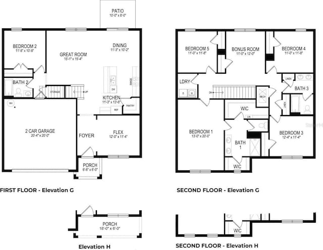 12067 Mountain Island Trl, Parrish, FL 34219 - view of floor plan / room layout