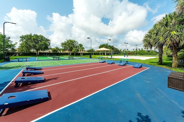 362 Fairway Isles Ln, Bradenton, FL 34212 - view of community featuring a tennis court