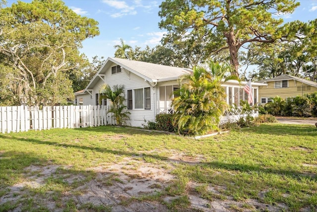 520 27th St W, Bradenton, FL 34205 - view of home's exterior featuring a sunroom