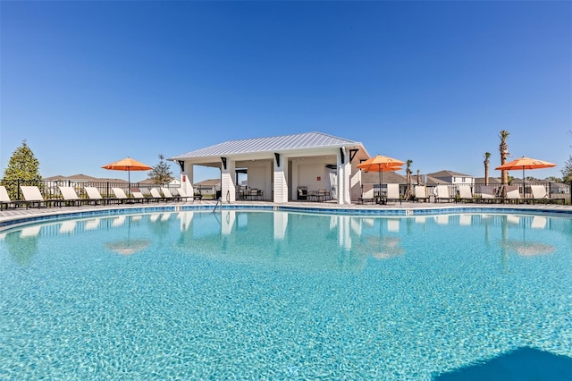 4327 112th St E, Palmetto, FL 34221 - community pool featuring a patio