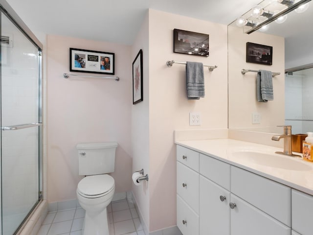 2295 Gulf Of Mexico Dr Unit 64S, Longboat Key, FL 34228 - full bath with vanity, a shower stall, and tile patterned floors