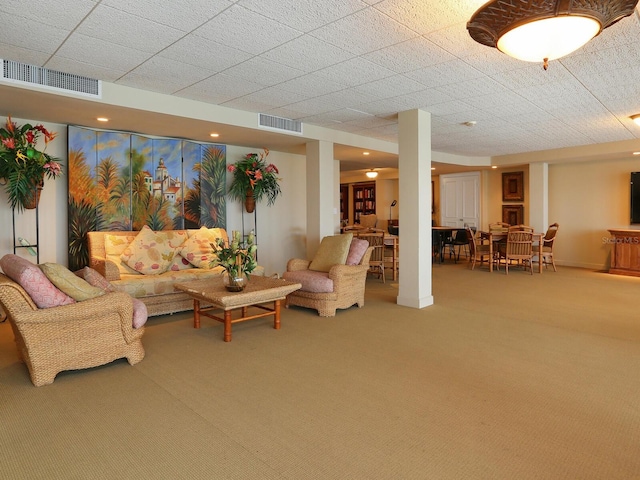 2295 Gulf Of Mexico Dr Unit 64S, Longboat Key, FL 34228 - living area with carpet