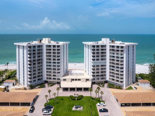 2295 Gulf Of Mexico Dr Unit 64S, Longboat Key, FL 34228 - aerial view of waterfront with a beach