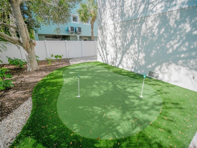 111 6th St N, Bradenton Beach, FL 34217 - view of yard with an area to practice putting