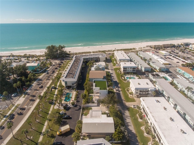 111 6th St N, Bradenton Beach, FL 34217 - aerial view of property and surrounding area featuring unending shoreline