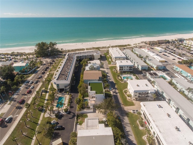 111 6th St N, Bradenton Beach, FL 34217 - aerial overview of property's location featuring unending shoreline