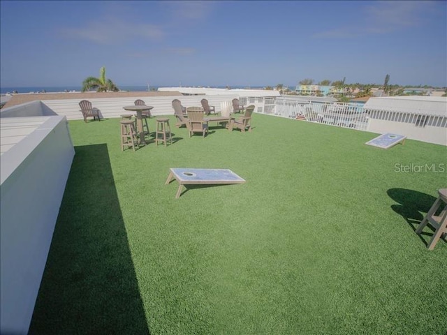 111 6th St N, Bradenton Beach, FL 34217 - view of yard with a dog friendly area