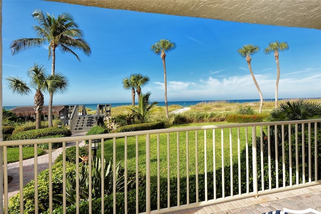 4325 Gulf Of Mexico Dr Unit 204, Longboat Key, FL 34228 - balcony featuring a water view
