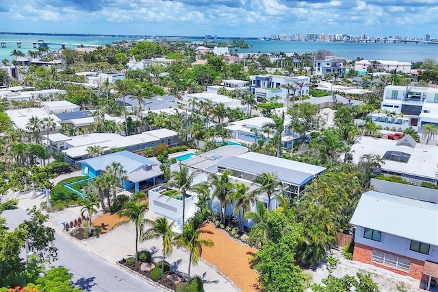 1168 Westway Dr, Sarasota, FL 34236 - bird's eye view of a large body of water