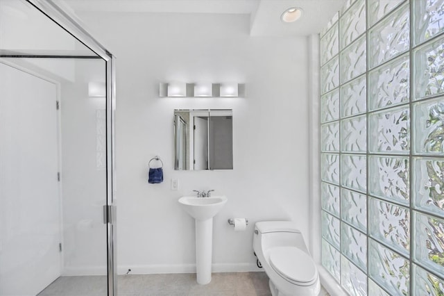 1168 Westway Dr, Sarasota, FL 34236 - full bath with a shower stall and tile patterned flooring