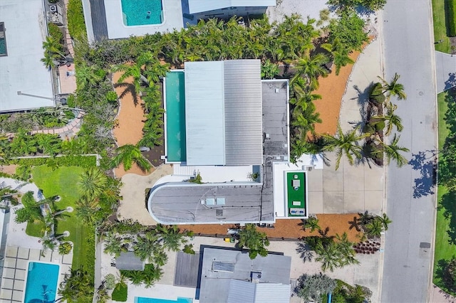 1168 Westway Dr, Sarasota, FL 34236 - bird's eye view of a pool area