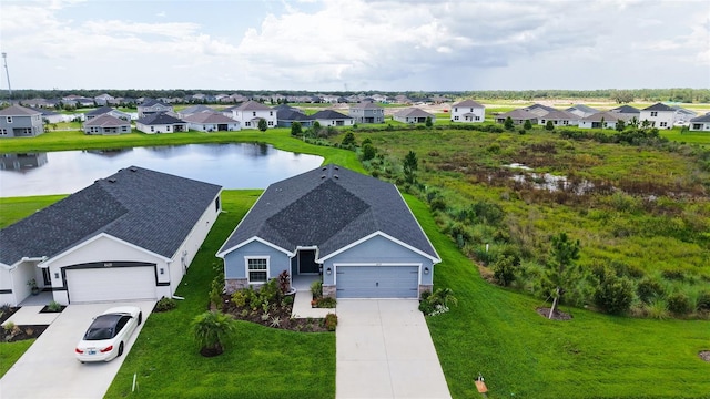 6435 165th Dr E, Parrish, FL 34219 - aerial view of residential area featuring a nearby body of water