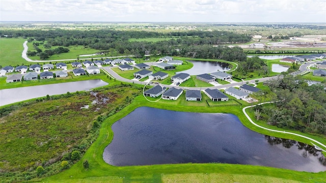 6435 165th Dr E, Parrish, FL 34219 - aerial view of residential area featuring a nearby body of water