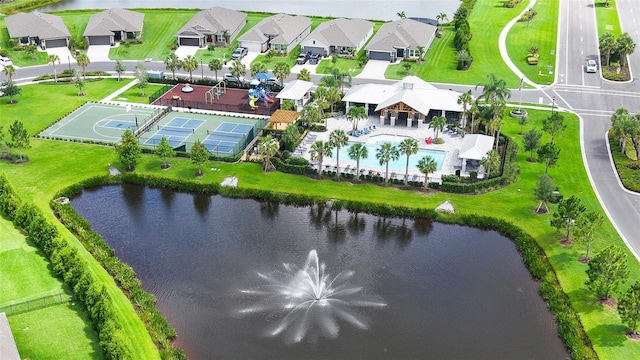 6435 165th Dr E, Parrish, FL 34219 - aerial perspective of suburban area featuring a nearby body of water