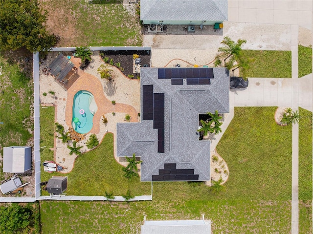 6178 Coliseum Blvd, Port Charlotte, FL 33981 - view from above of property with a pool area