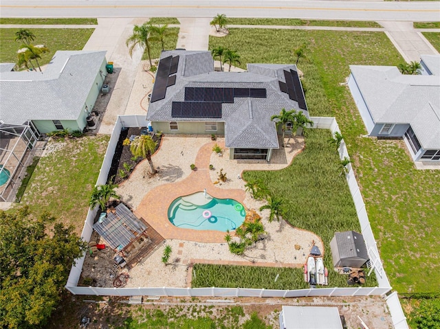 6178 Coliseum Blvd, Port Charlotte, FL 33981 - bird's eye view of a pool area