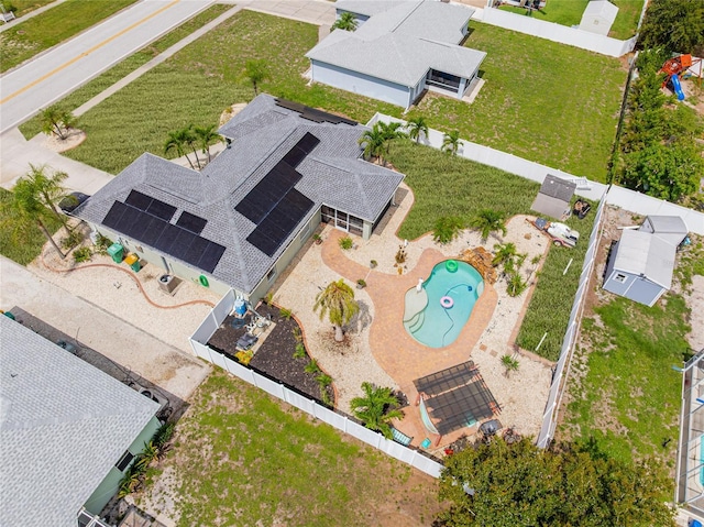6178 Coliseum Blvd, Port Charlotte, FL 33981 - view from above of property with a pool area