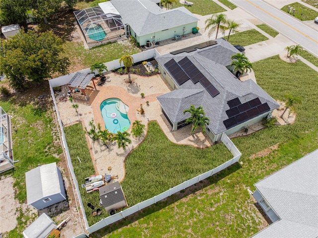 6178 Coliseum Blvd, Port Charlotte, FL 33981 - aerial view of property and surrounding area featuring a pool area