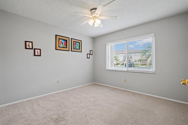 25100 Sandhill Blvd Unit 104G, Punta Gorda, FL 33983 - carpeted spare room featuring ceiling fan and a textured ceiling