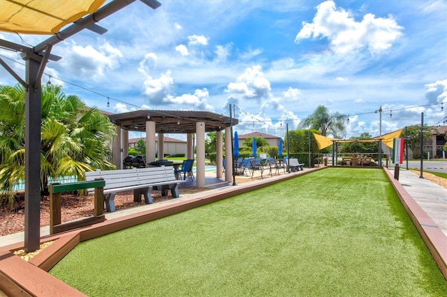 25100 Sandhill Blvd Unit 104G, Punta Gorda, FL 33983 - surrounding community featuring a game area and a gazebo