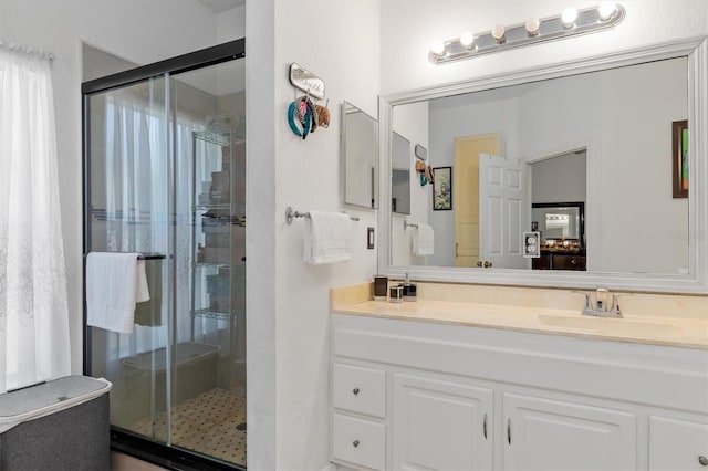 25324 Alicante Dr, Punta Gorda, FL 33955 - full bathroom with a stall shower and vanity