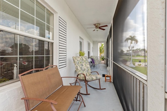 25324 Alicante Dr, Punta Gorda, FL 33955 - sunroom / solarium featuring ceiling fan