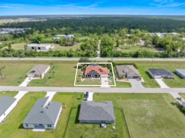 25324 Alicante Dr, Punta Gorda, FL 33955 - aerial overview of property's location with property boundaries highlighted