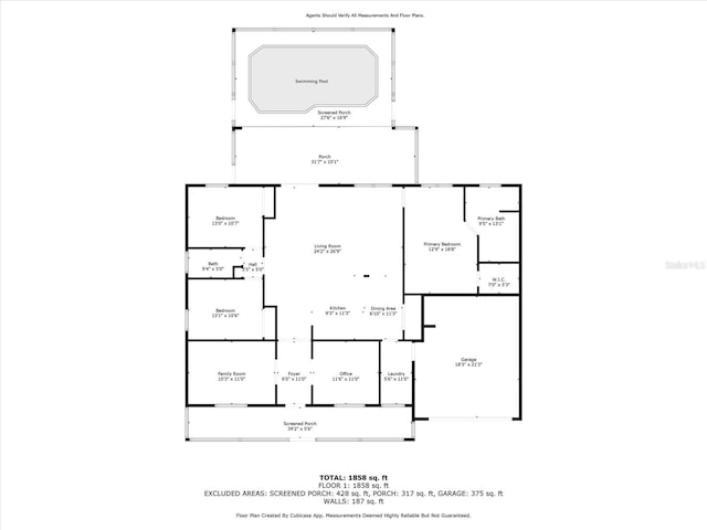 25324 Alicante Dr, Punta Gorda, FL 33955 - view of room layout