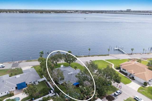 2401 Riverview Blvd, Bradenton, FL 34205 - bird's eye view of a nearby body of water